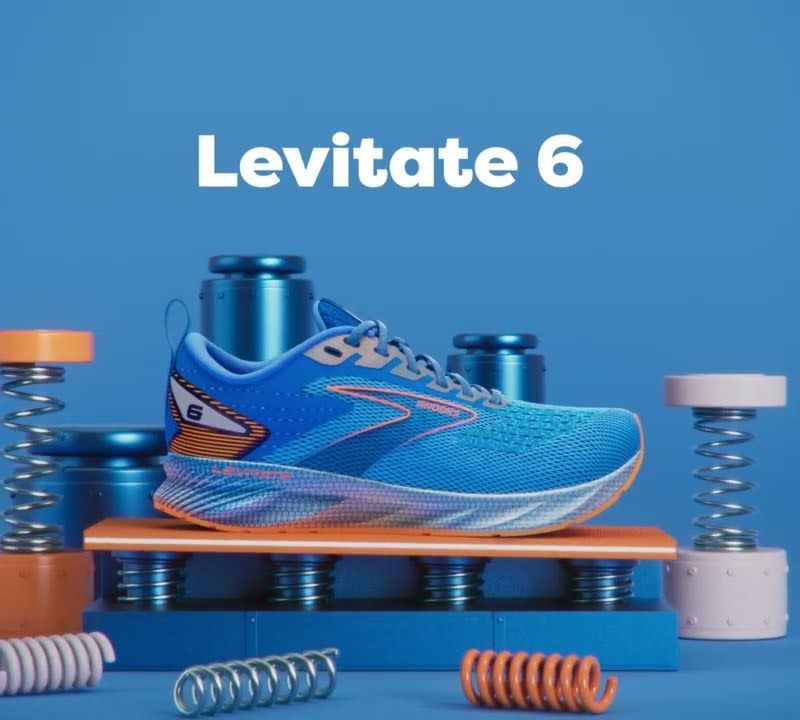 Brooks Levitate 6 pánské běžecké boty šedé 1103951D312 18