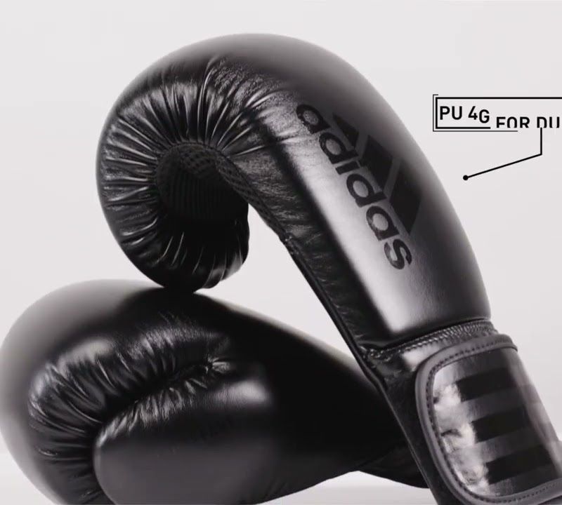 Boxerské rukavice Adidas Hybrid 80 černé ADIH80 8