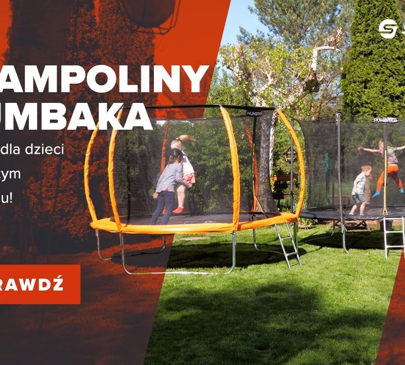 HUMBAKA Super 244 cm Oranžové trampolíny Super-8' 27