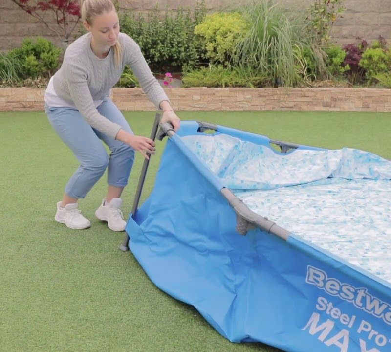 Bestway Steel Pro Max venkovní bazén šedý 5614Z 6