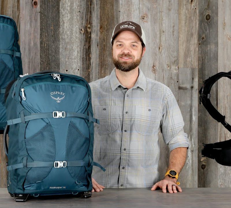 Cestovní taška batoh Osprey Farpoint Wheels 36 l black 7