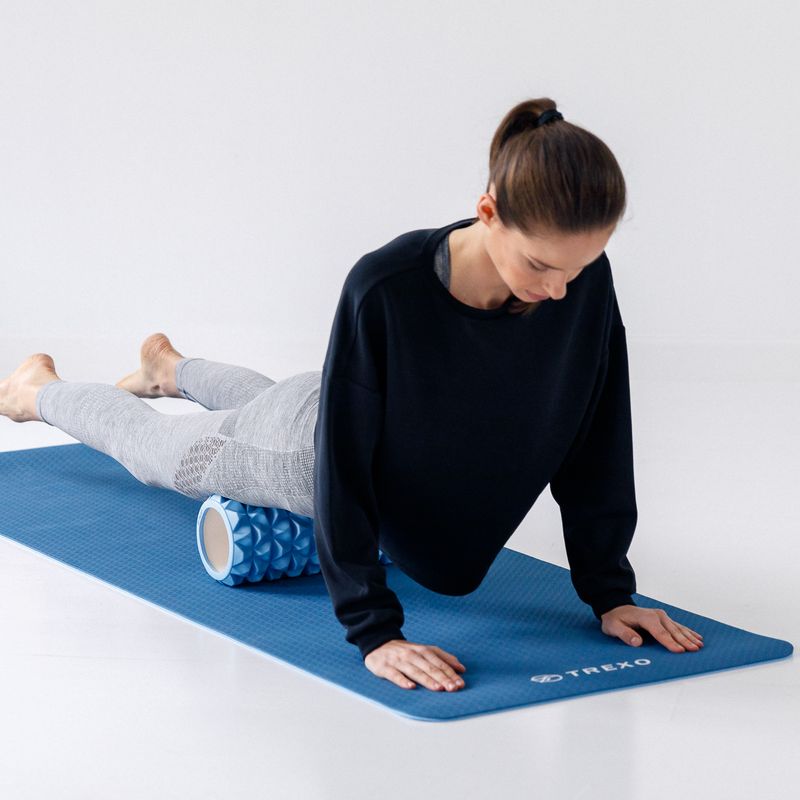 Masážní váleček XTREXO EVA PVC modrý MR-EV01N 6