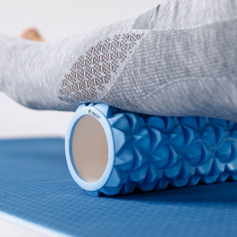 Masážní váleček XTREXO EVA PVC modrý MR-EV01N 7