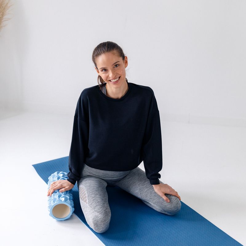 Masážní váleček XTREXO EVA PVC modrý MR-EV01N 9