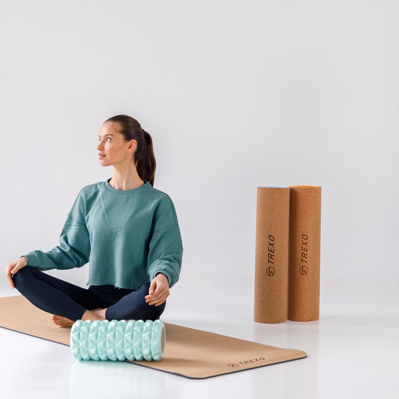 Masážní váleček XTREXO EVA PVC černý MR-EV01C 7