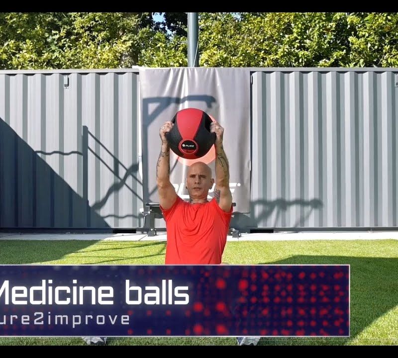 Medicinbal s úchopy Pure2Improve 2 kg zelený P2I201980 6