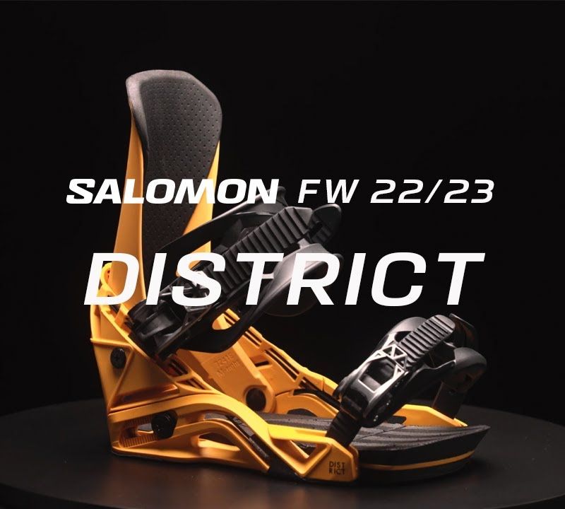 Pánské snowboardové vázání Salomon District černé L41776000 9