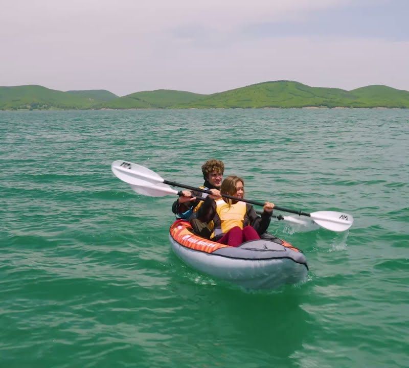 Nafukovací kajak pro 1 osobu AquaMarina Touring Kayak orange Memba-330 19