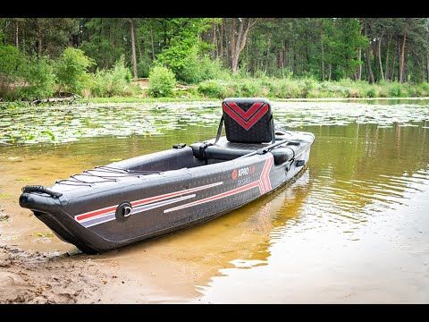 Kajak/SUP/Bodyboard hybrid pro 1 osobu Pure4Fun TRI Purpose černý P4F160020 6