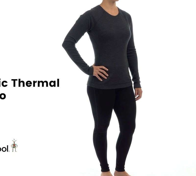 Dámská termoakční mikina Smartwool Merino 250 Baselayer Crew Boxed twilight blue heather 6