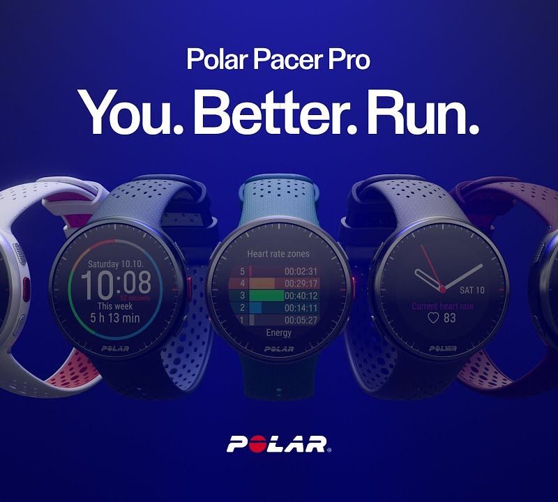 Hodinky Polar Pacer PRO červenobílé 7