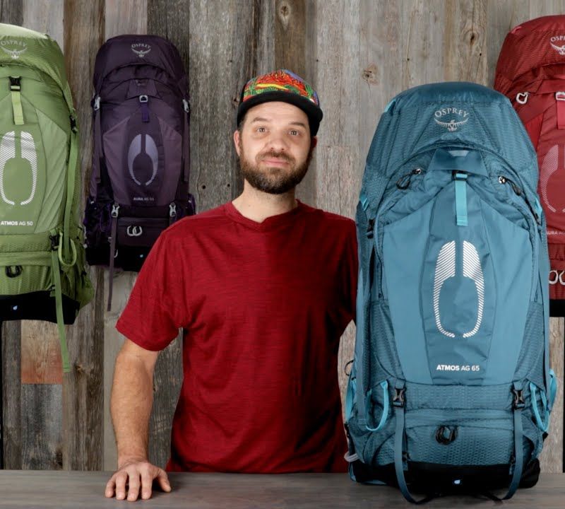 Pánský trekingový batoh Osprey Atmos AG 65 l blue 10004001 10