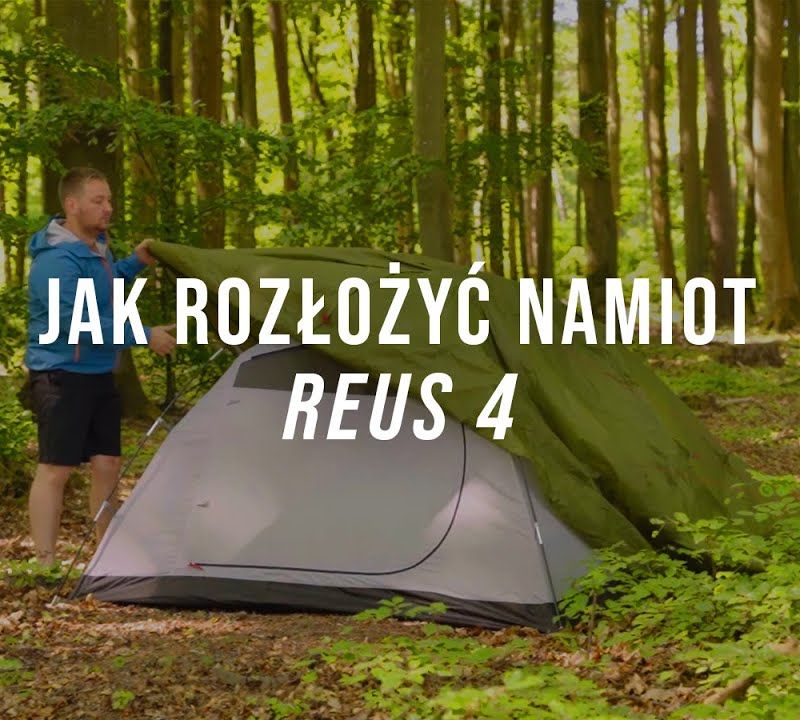 Alpinus Reus 4 turistický stan pro 4 osoby zelený 13