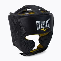 Boxerská helma EVERLAST C3 Evercool Pro Premium Leather černá EV3711