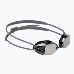 Plavecké brýle TYR Tracer-X Racing Mirrored černo-stříbrne LGTRXM_043