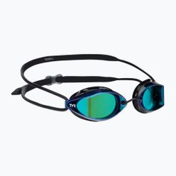 Plavecké brýle TYR Tracer-X Racing Mirrored černo-modrýe LGTRXM_422