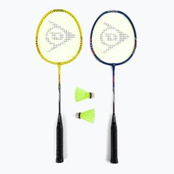 Dunlop Nitro-Star SSX 1.0 badmintonový set modrá/žlutá 13015319