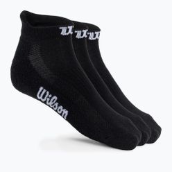 Dámské tenisové ponožky Wilson No Show 3 páry černé WRA803302