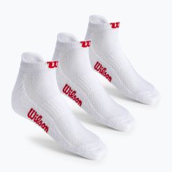 Dámské tenisové ponožky Wilson No Show 3 páry bílé WRA803301