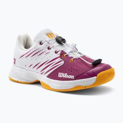 Dětská tenisová obuv Wilson Kaos 2.0 bílo-růžová WRS329090