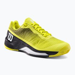 Pánská tenisová obuv Wilson Rush Pro 4.0 black/yellow WRS329450