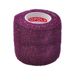 Soudržná elastická páska Copoly fialová 0016