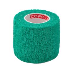 Kohezní elastická páska Copoly zelená 0023
