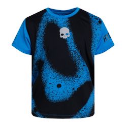 Dětské tenisové tričko HYDROGEN Spray Tech modré TK0502014