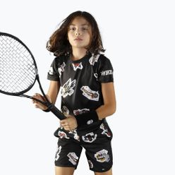 Dětské tenisové tričko HYDROGEN Tattoo Tech černé TK0504007