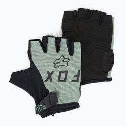 Dámské cyklistické rukavice FOX Ranger Gel Short black green 27386