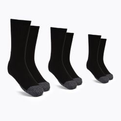 Under Armour Heatgear Crew pánské sportovní ponožky 3 páry černé 1346751