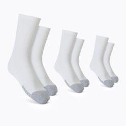 Under Armour Heatgear Crew sportovní ponožky 3 páry bílé 1346751