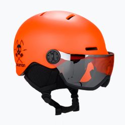 Dětská lyžařská helma Salomon Grom Visor oranžová L40836900