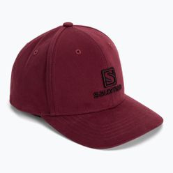 Salomon Logo baseballová čepice červená LC1682400