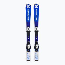 Dětské sjezdové lyže Salomon S Race Jr. + C5 blue L47042100