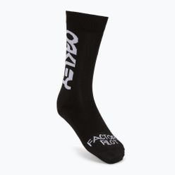 Pánské cyklistické ponožky Oakley Factory Pilot MTB černé FOS900880