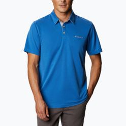 Pánské tričko s límečkem Columbia Nelson Point modré 1772721432
