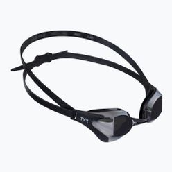 Plavecké brýle TYR Tracer-X RZR Mirrored Racing černo-stříbrne LGTRXRZM_043