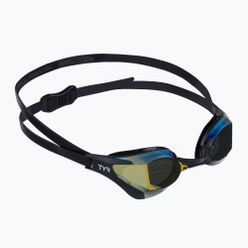 Plavecké brýle TYR Tracer-X RZR Mirrored Racing černo-zlate LGTRXRZM_751