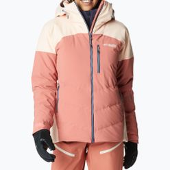 Columbia Powderkeg III Down dámská lyžařská bunda oranžová 2021071