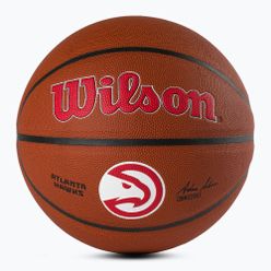 Wilson NBA Team Alliance Atlanta Hawks basketbalový míč hnědý WTB3100XBATL