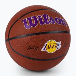Wilson NBA Team Alliance Los Angeles Lakers basketbalový míč hnědý WTB3100XBLAL