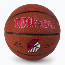 Wilson NBA Team Alliance Portland Trail Blazers basketbalový míč hnědý WTB3100XBPOR