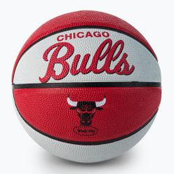Mini basketbal Wilson NBA Team Retro Mini Chicago Bulls červená WTB3200XBCHI
