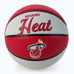 Mini basketbal Wilson NBA Team Retro Mini Miami Heat červená WTB3200XBMIA