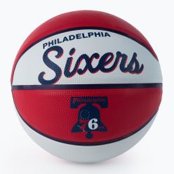 Wilson NBA Team Retro Mini Basketball Philadelphia 76ers Red WTB3200XBPHI
