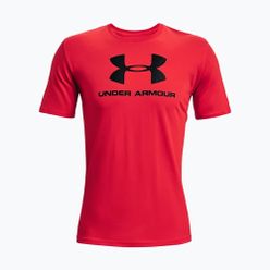 Under Armour UA Sportstyle Logo SS pánské tréninkové tričko červená 1329590