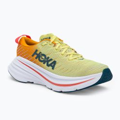HOKA ONE ONE Bondi X pánská běžecká obuv bílo-žlutá 1113512-WEPR