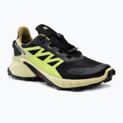 Pánské běžecké boty Salomon Supercross 4 GTX černo-zelená L41731700