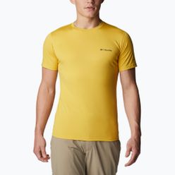 Pánské trekingové tričko  Columbia Zero Rules žluté 1533313742